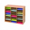 Safco 24 Part Literature Organiser Oak