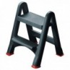 Folding Plastic Black Step Stool 333650