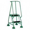 Green 2 Tread Steps Ladder 385132