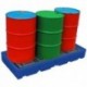 Pallet Sump 4 Drum Cap Blue 321623