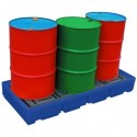 Pallet Sump 4 Drum Cap Blue 321623