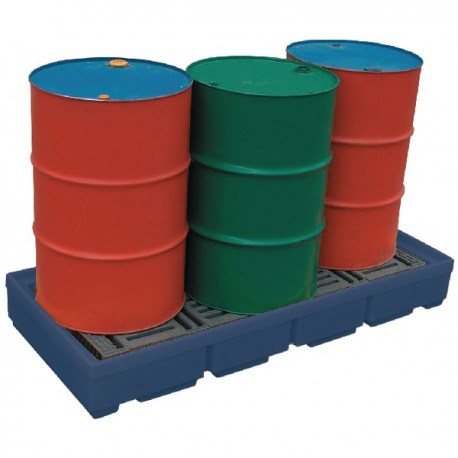 Pallet Sump 2 Drum Cap Blue 321622