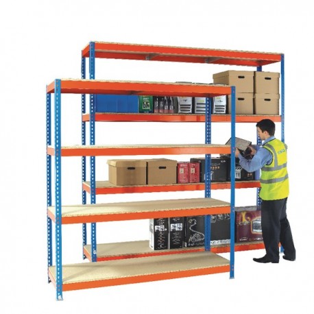 Orange/Zinc H/Duty 150x45cm Shelf 378850