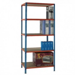 Blue/Orange 90x30cm Shelving Unit 378966