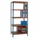 Blue/Orange 90x30cm Shelving Unit 378966