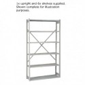 Bisley Shelving Extn Kit W100xD30cm Grey