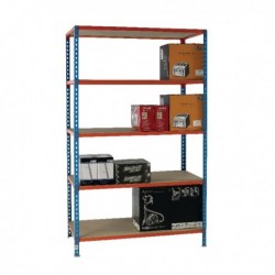 Blue/Orange 120x50cm Shelving 378985