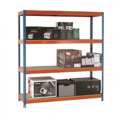 Orange/Zinc 2000X1500Xd450mm Shelving