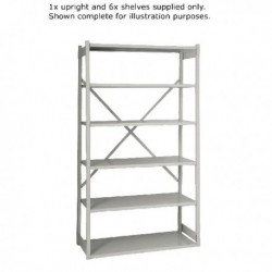 Bisley Shelving Extn Kit W100xD46cm Grey