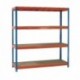 Orange/Zinc 2000X2100Xd900mm Shelving