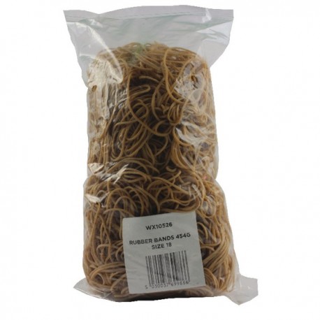 Size 18 Rubber Bands 454g Pack