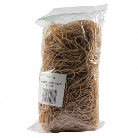 Size 24 Rubber Bands 454g Pack