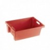 Red Solid Stack/Nesting Container 200mm