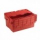 Attached Lid 54L Red Container 375816