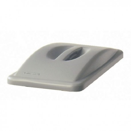 Rubbermaid Grey Slim Jim Handle Top Lid