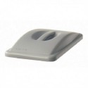 Rubbermaid Grey Slim Jim Handle Top Lid
