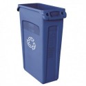 Rubbermaid Blue Slim Jim Venting 87 Ltr