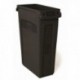 Rubbermaid Slim Jim Venting Black 87Ltr