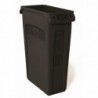 Rubbermaid Slim Jim Venting Black 87Ltr