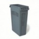 Rubbermaid Grey Slim Jim Venting 87 Ltr