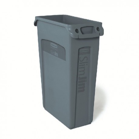 Rubbermaid Grey Slim Jim Venting 87 Ltr
