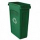Rubbermaid Slim Jim Venting Green 87Ltr