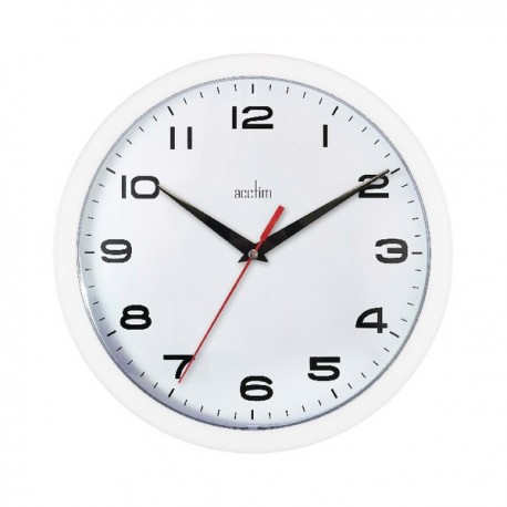 Acctim White Aylesbury Wall Clock 92/301