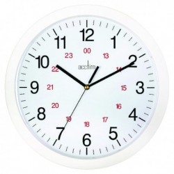 Acctim Metro 12in Wht Wall Clock