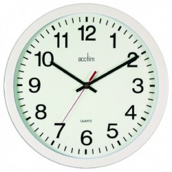 Acctim Controller 368mm White Wall Clock