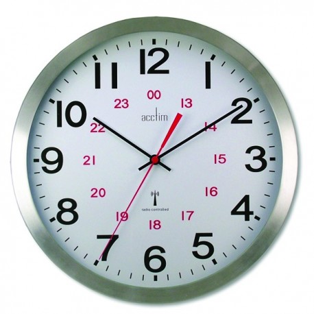 Acctim Century RC Almn Wall Clock