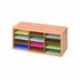 Safco Oak 12 Part Literature Organiser