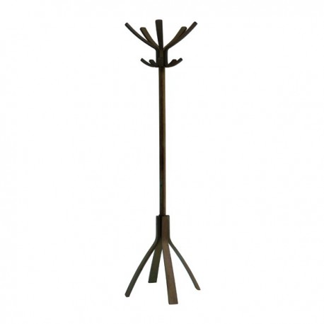 FF Alba Cafe Coat Stand Dark Wood
