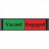 Sliding Sign Vacant/Engaged Self Adh