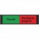 Vacant/Meeting Self Adh 225x52mm Sign