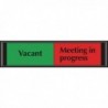 Vacant/Meeting Self Adh 225x52mm Sign