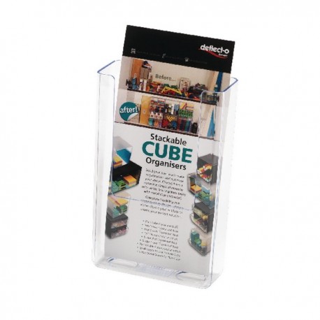 Deflecto Flat Back Literature Holder
