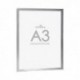 Durable Duraframe A3 Silver Pk2