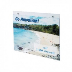 Deflecto Landscape Wall Sign Holder A4