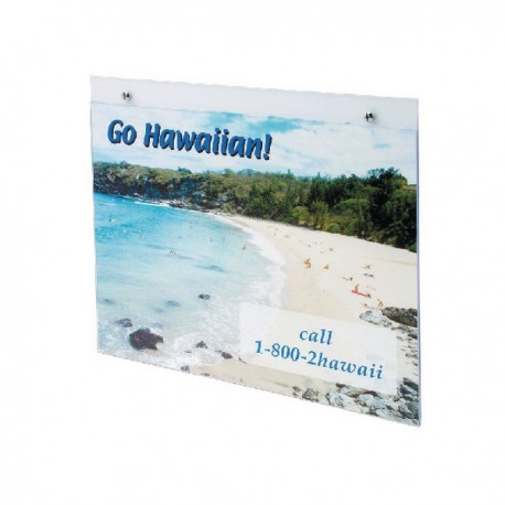 Deflecto Landscape Wall Sign Holder A4