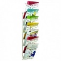 Alba Wall Mntd 7 Tier Literature Holder