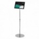 Deflecto Bevelled A4 Floor Sign Holder