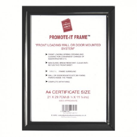 TPAC Promote It Frame A4 Black