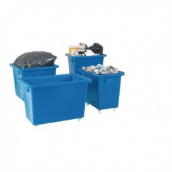 Swivel Blue 930X340X550mm Bottle Skip