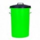 Green 85 Ltr H Duty Coloured Dustbin