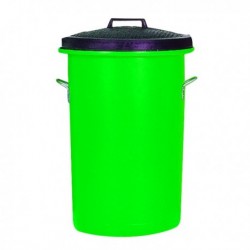Green 85 Ltr H Duty Coloured Dustbin