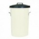 White 85 Ltr H Duty Coloured Dustbin