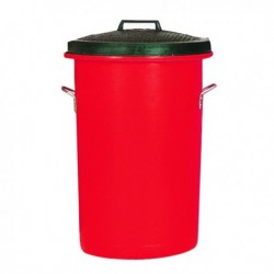 H Duty Red Colour Dustbin 85Ltr 311969
