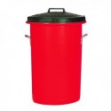 H Duty Red Colour Dustbin 85Ltr 311969