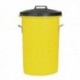 Yellow 85 Ltr H Duty Coloured Dustbin