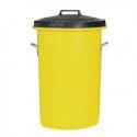 Yellow 85 Ltr H Duty Coloured Dustbin